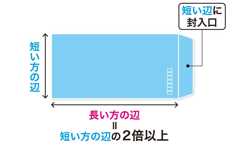 長形封筒の特徴